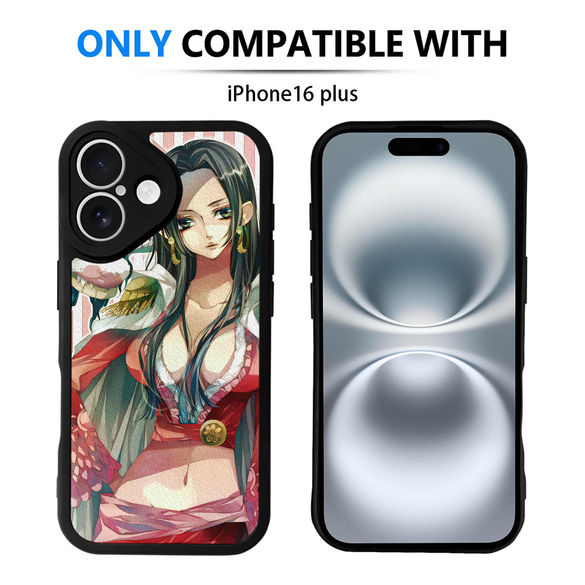 （画像用） ワンピース ONE PIECE 【iPhone 16シリーズ対応】シリコンスマホケース（レザー調） 材質：シリコン